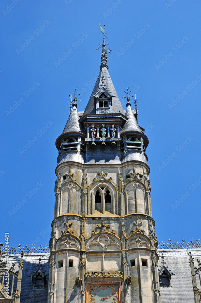Compiegne, France - april 3 2017 : the townhall