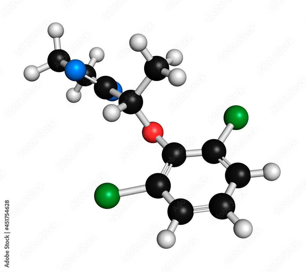 Lofexidine opioid withdrawal drug, illustration Lofexidine opioid withdrawal drug, illustration