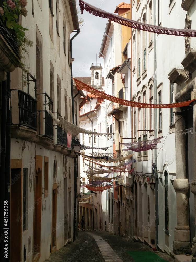 Coimbra, Portugal, street in old town