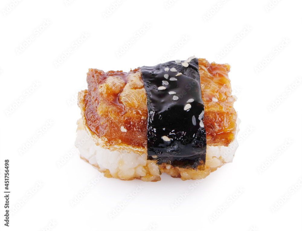 nigiri sushi Isolated on white background nigiri sushi Isolated on white background