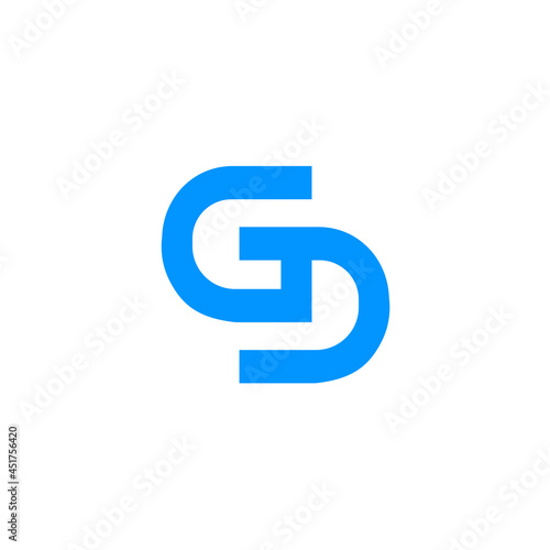 GD logo design vector sign © frza studio90