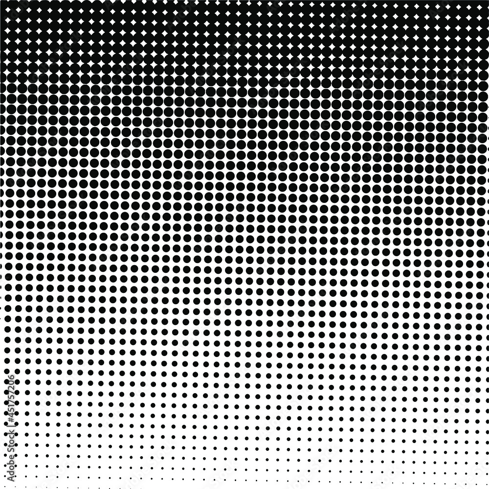 Black halftone background. Black polka dot. Halftone pattern. Modern Halftone Background, backdrop, texture, pattern. Vector illustration. Halftone Backdrop.