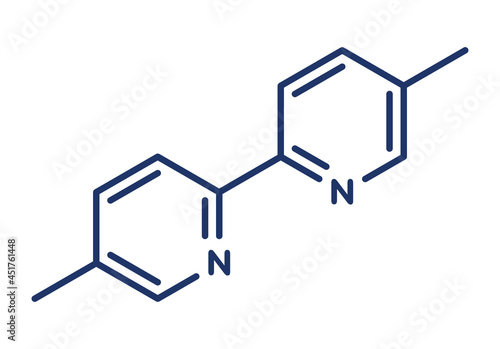Abametapir head lice treatment drug molecule, illustration photo