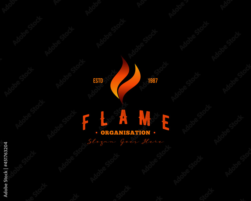 Fire Flame Logo Design Vector Template Fire Flame Logo Design Vector Template