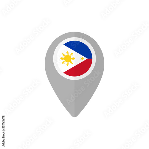 Free Download Map pin with the flag of Thailand - GFXLoad