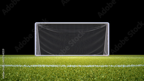 Football goal, illustration photo