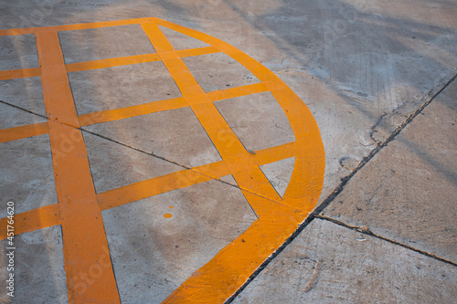 Road signs or signs. orange symbol