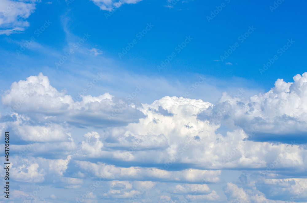 White clouds in blue sky White clouds in blue sky