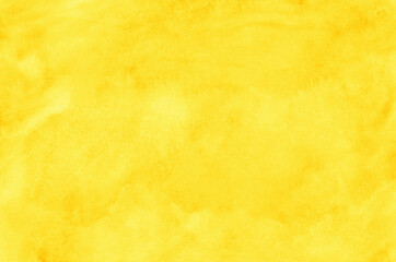 Abstract yellow watercolor background texture