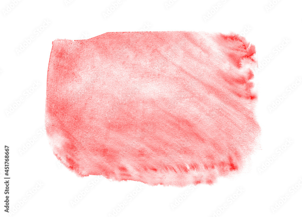 Abstract red watercolor background isolated on a white Abstract red watercolor background isolated on a white