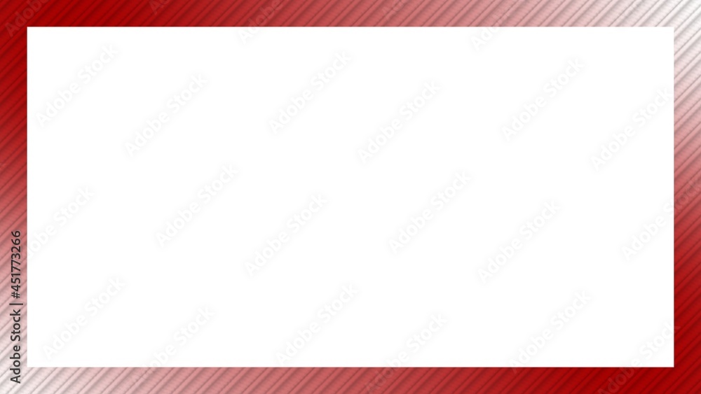Gardient Red and Pink Frame, White Background, 3D Illustration Gardient Red and Pink Frame, White Background, 3D Illustration