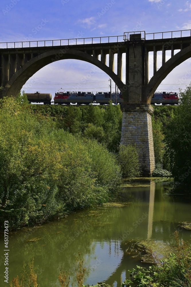 Centennial viaduct across the river valley