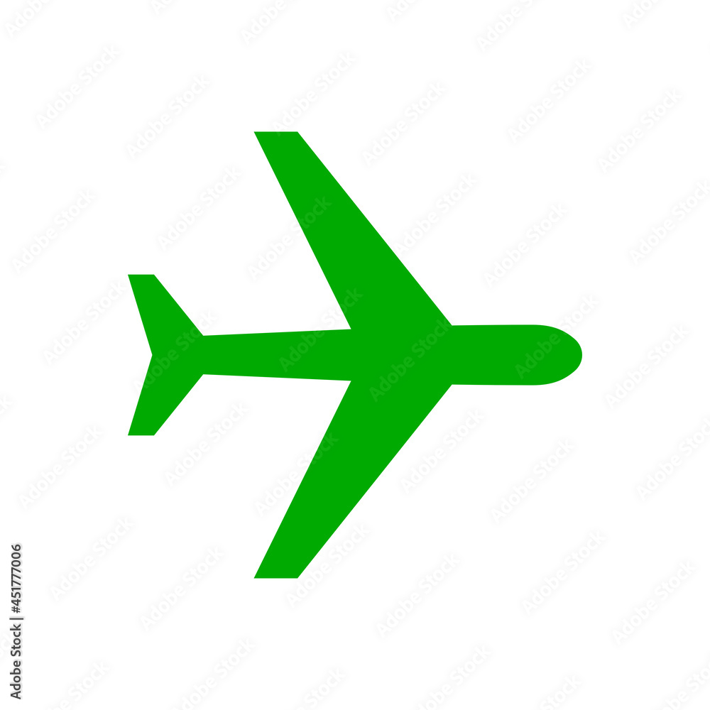 Obraz premium Flugzeug und Hintergrund