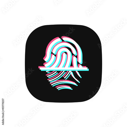 Scan Fingerprint - Sticker