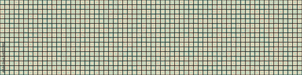 Fototapeta premium Abstract Geometric Pattern generative computational art illustration