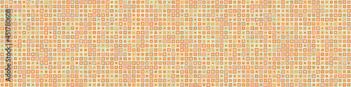 Abstract Geometric Pattern generative computational art illustration