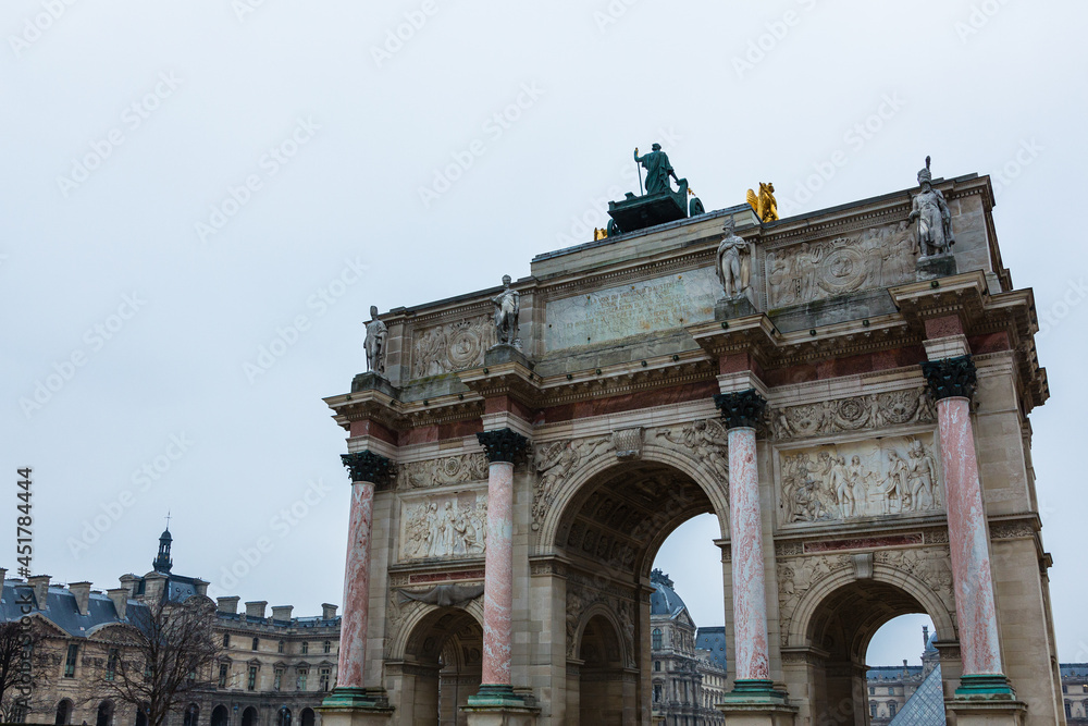 フランス　パリのカルーゼル凱旋門