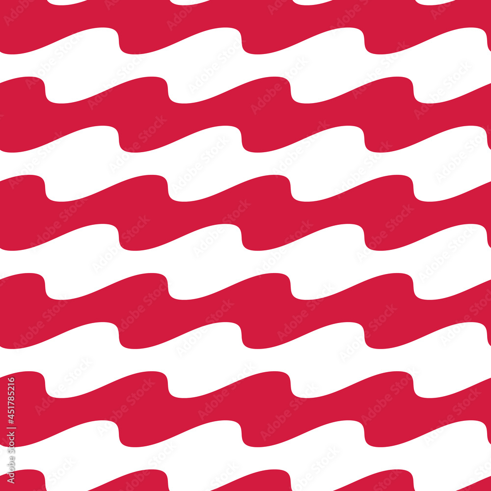 Raspberry wavy stripes. White and pink candy lines in vector. Raspberry wavy stripes. White and pink candy lines in vector.