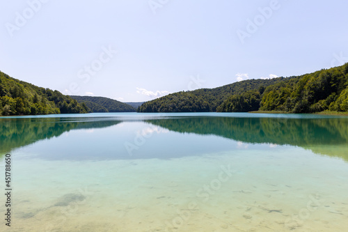 lake and mountains