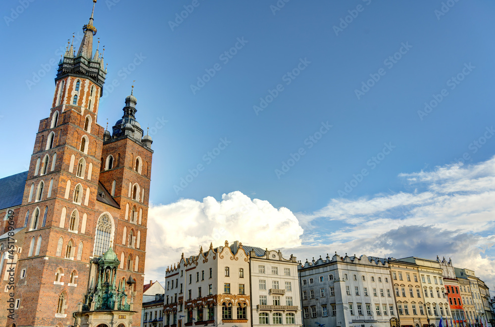 Krakow old town, HDR Image