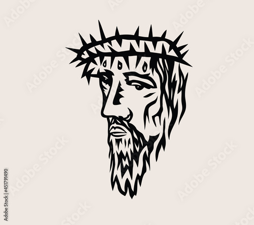 Jesus Face, art vector design © martinussumbaji