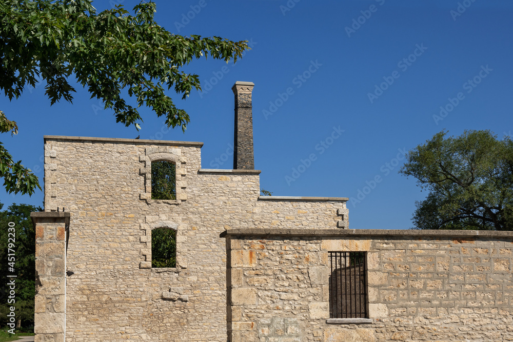 Goldie Mill ruins in Guelph Ontario