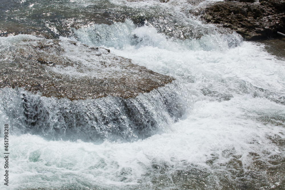 Cascading waters on the Niagara River