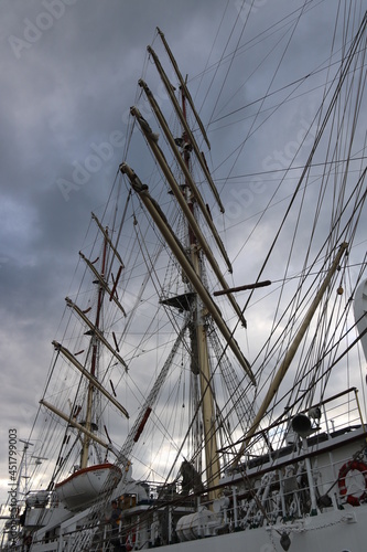 ship in the harbor