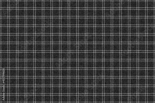 grungy ragged gingham wool tweed seamless texture small light gray check on dark gray background for plaid tablecloths shirts tartan clothes dresses