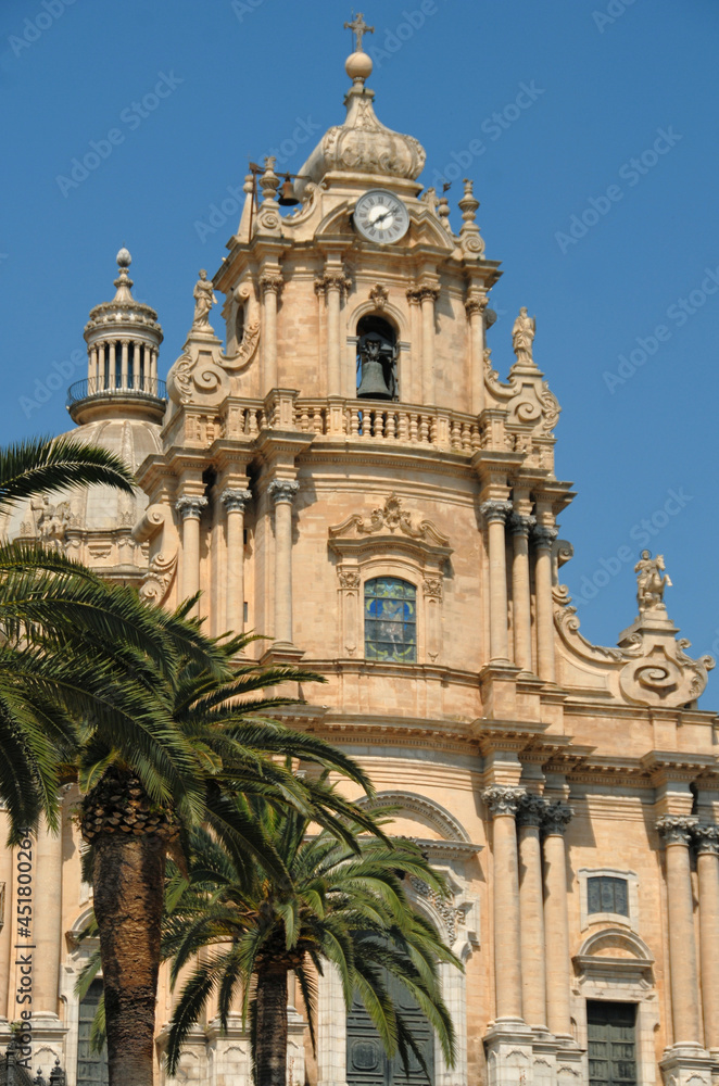 The famous collegiate Cathedral of San Giorgio is the main Catholic place of worship of Ragusa, one of the most important monuments of the city of Ragusa.