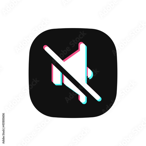 Mute Speaker - Sticker