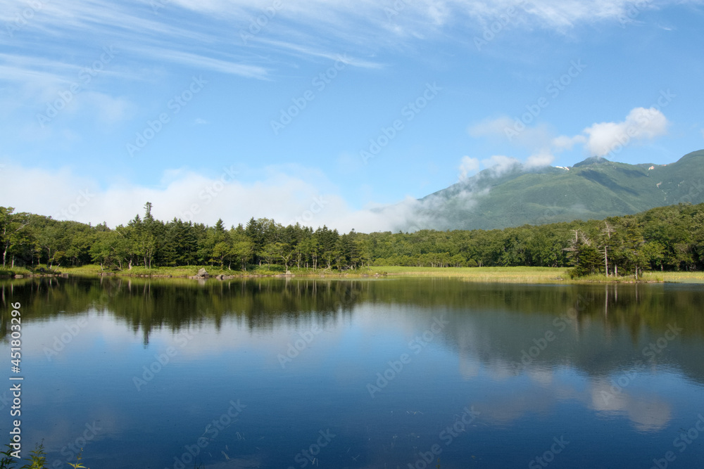 Lake in the mountains, Shiretoko, Hokkaido（知床五湖）
