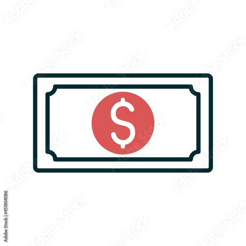 Free Download Money Linear Two Color Vector Icon Design - GFXLoad