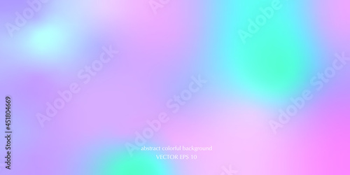 Vector abstract colorful background blurred gradient pastel colors palette for wallpaper. Soft gradient in blue, purple, cyan and pink