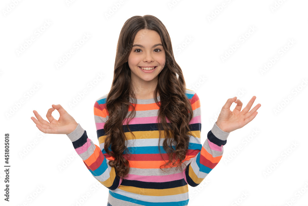 Energizing mudra to achieve better meditation experience. Girl hold Gyan mudra while meditating Energizing mudra to achieve better meditation experience. Girl hold Gyan mudra while meditating
