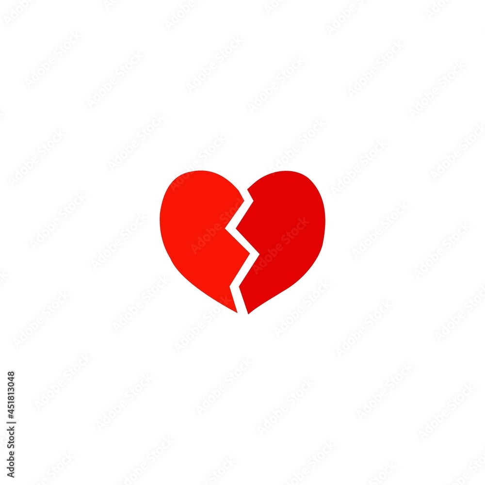 Heart with check icon design Stock vector illustration on white background Heart with check icon design Stock vector illustration on white background