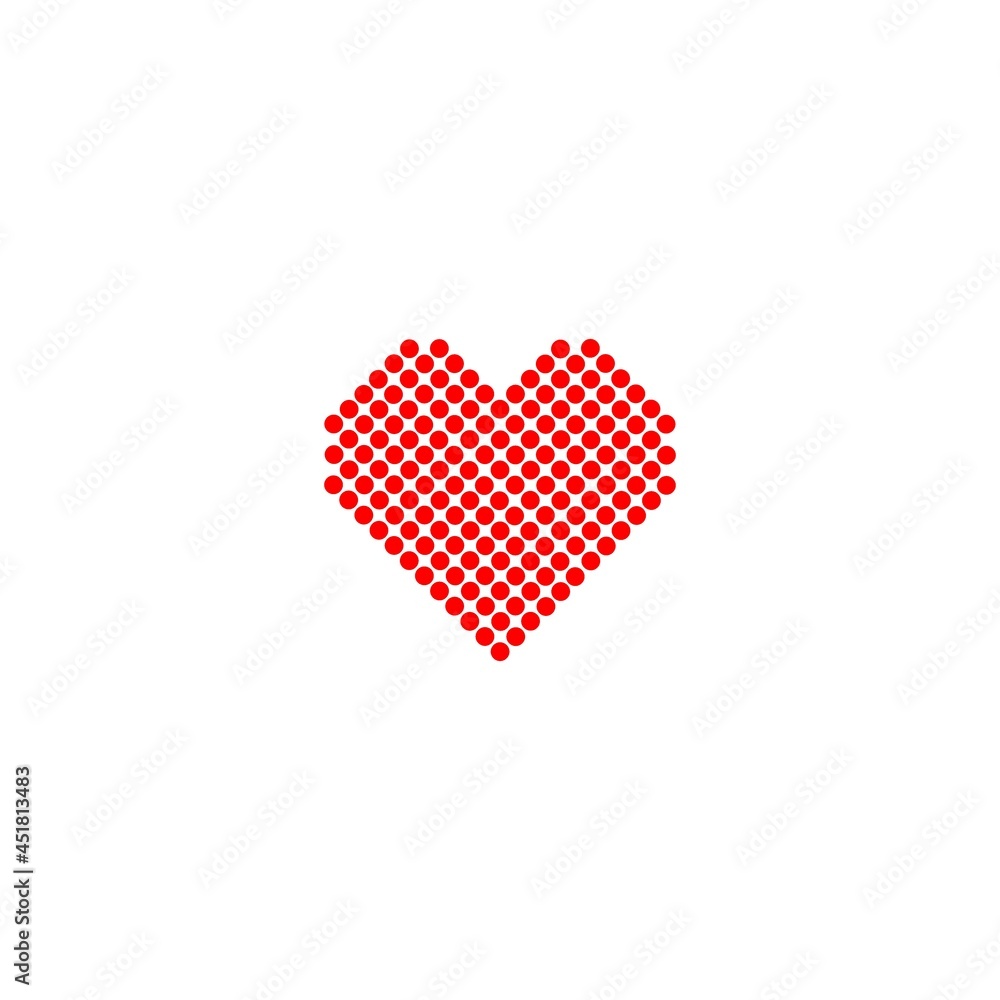 Heart with check icon design Stock vector illustration on white background Heart with check icon design Stock vector illustration on white background
