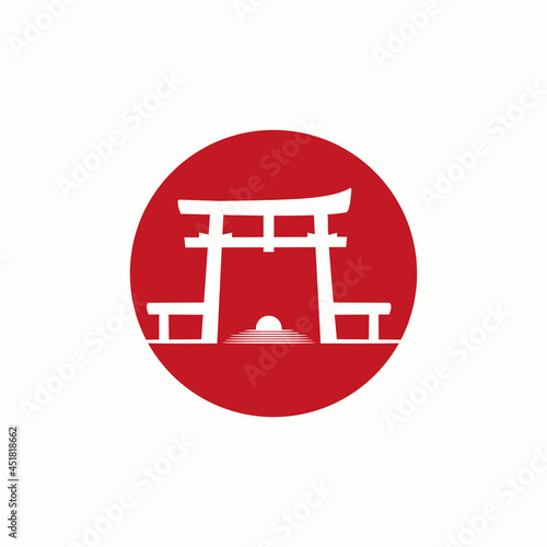 Torii Gate for Culture Japan logo design