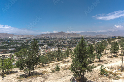 View on the city of Kabul, Afghanistan