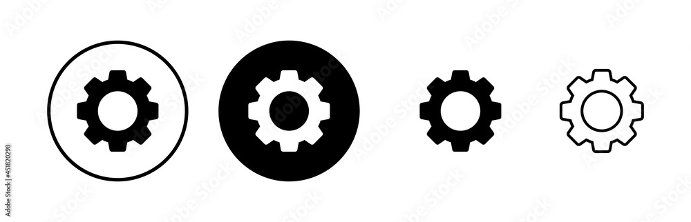 Setting Icons set. Setting vector icon. Cog Settings Icon Symbol. Gear Setting Icons set. Setting vector icon. Cog Settings Icon Symbol. Gear