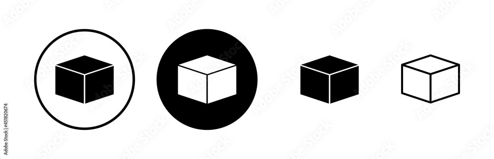 Open box icons set. Cardboard box, packaging open. Box icon vector Open box icons set. Cardboard box, packaging open. Box icon vector