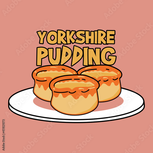 cute yorkshire pudding on top of plate