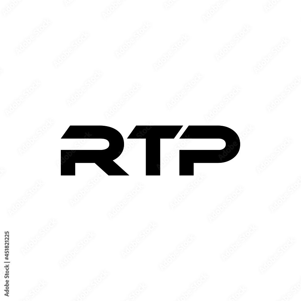 RTP letter logo design with white background in illustrator, vector ...