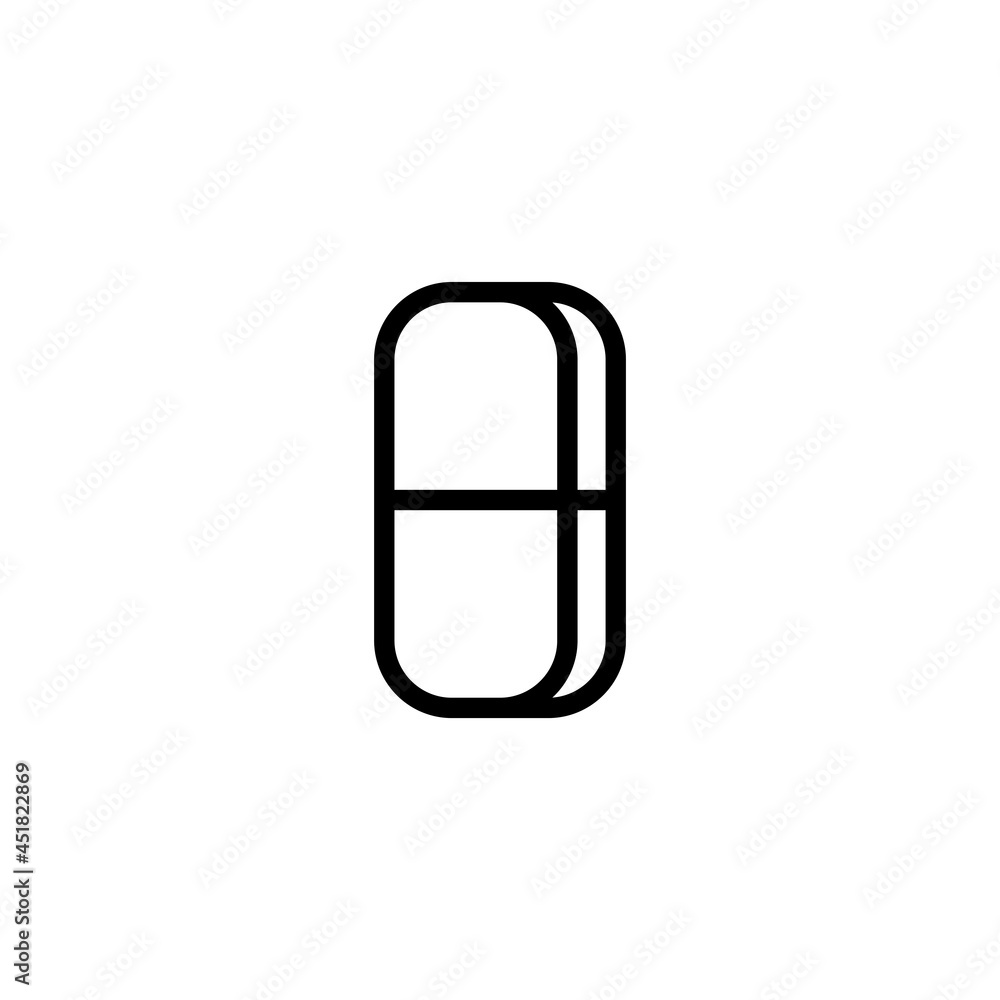 Eraser icon. isolated on white background. Flat design Eraser icon. isolated on white background. Flat design