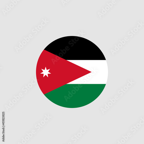 Free Download National Jordan flag, official colors and proportion correctly. Vector illustration. EPS10. - GFXLoad