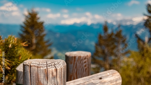 Beautiful alpine summer view at the famous Rossfeld panorama road near Berchtesgaden, Bavaria, Germany