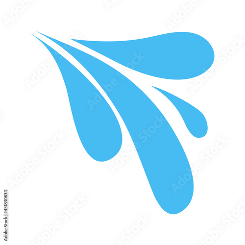 Splash vector icon. water illustration symbol. sea ​​or ocean sign or logo.
