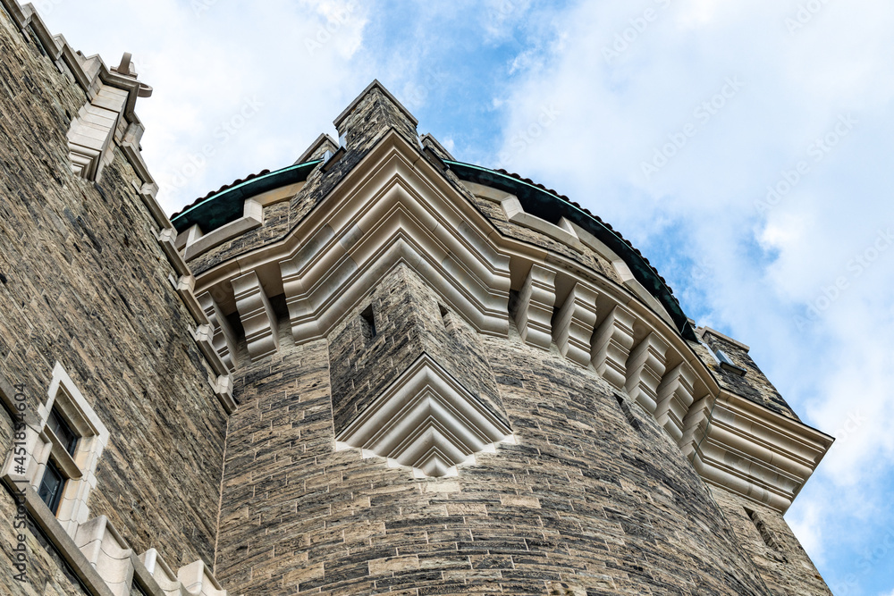 The exterior of Casa Loma Gothic Revival Castle in Toronto Canada The exterior of Casa Loma Gothic Revival Castle in Toronto Canada