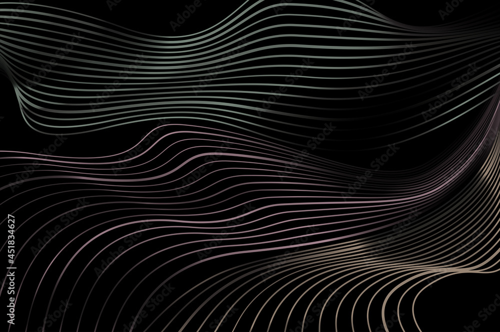 3D glowing abstract wave particles. vector illustration. luxury concept. Abstract background.. 3D glowing abstract wave particles. vector illustration. luxury concept. Abstract background..