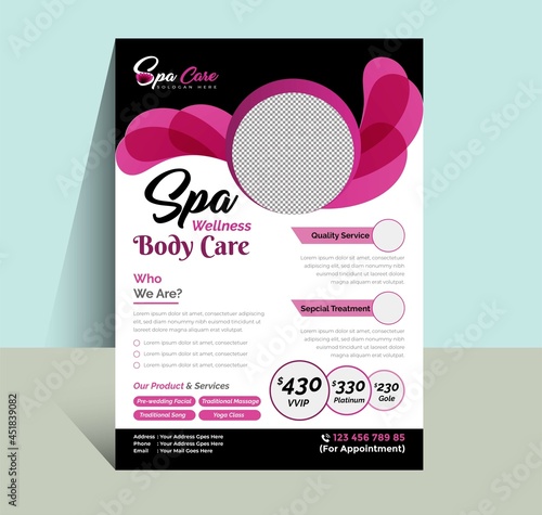 Spa Flyer Template design new